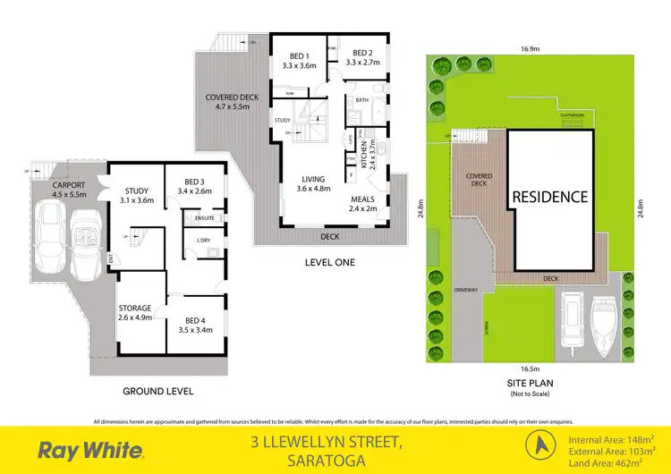 Floorplan of Homely house listing, 3 Llewellyn Street, Saratoga NSW 2251
