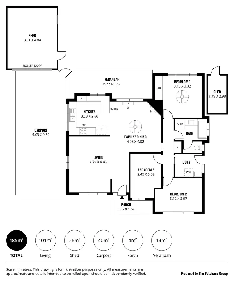 Floorplan of Homely house listing, 8 Ashington Way, Aberfoyle Park SA 5159