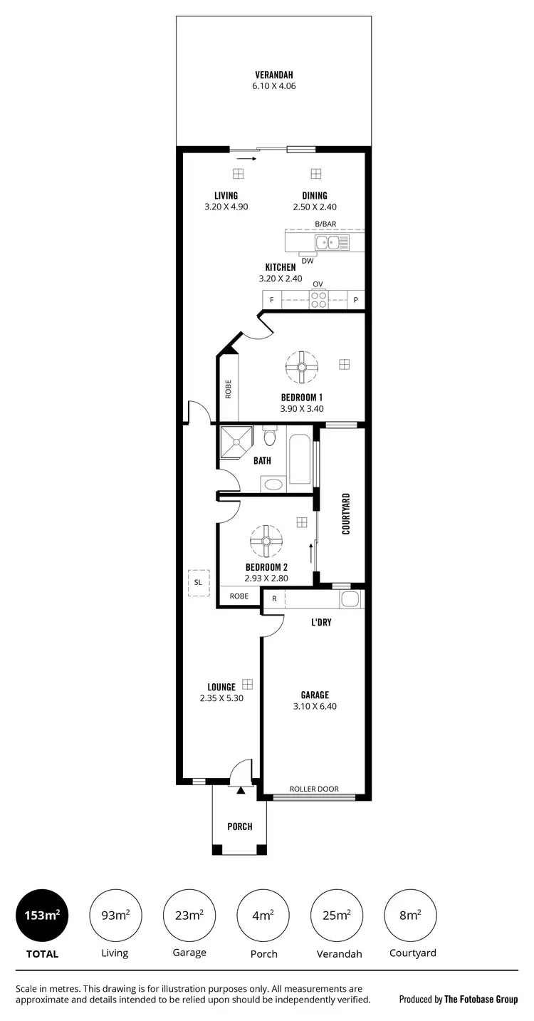 Floorplan of Homely house listing, 13A Albany Close, Oaklands Park SA 5046