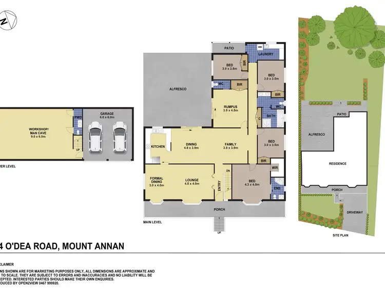 Floorplan of Homely house listing, 24 O'Dea Road, Mount Annan NSW 2567