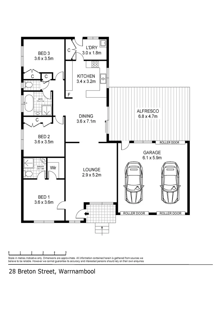 Floorplan of Homely house listing, 28 Breton Street, Warrnambool VIC 3280