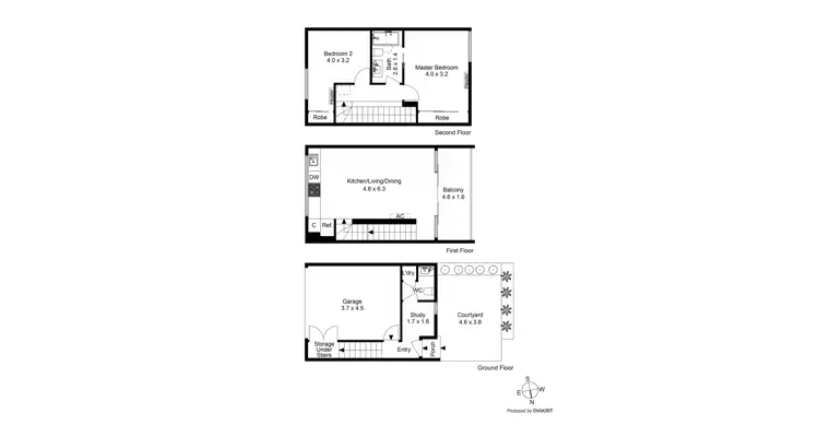 Floorplan of Homely unit listing, 6 Yellow Box Lane, Burwood VIC 3125