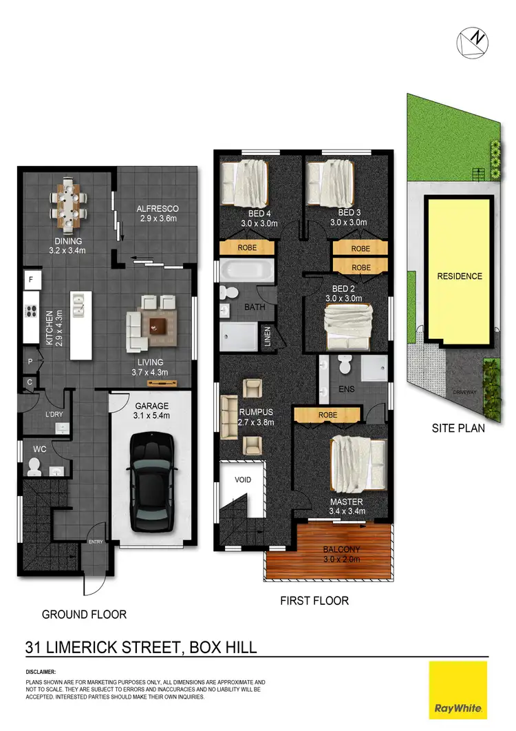 Floorplan of Homely house listing, 31 Limerick Street, Box Hill NSW 2765