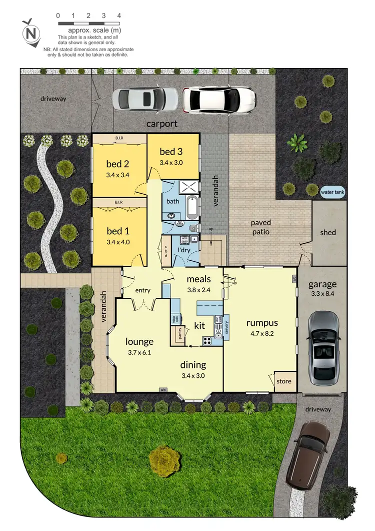 Floorplan of Homely house listing, 16 Merrill Street, Mulgrave VIC 3170