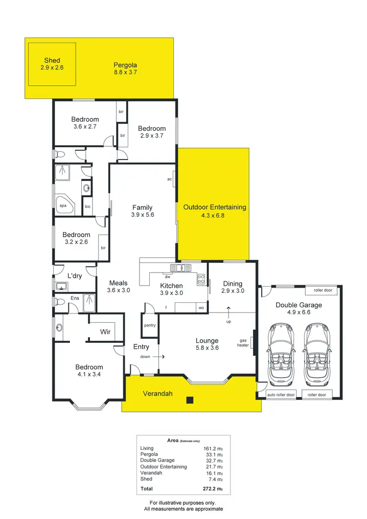 Floorplan of Homely house listing, 13 Kalmia Court, Hallett Cove SA 5158