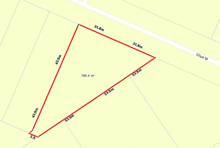 Floorplan of Homely land listing, 4 Clive Street, Port Augusta SA 5700