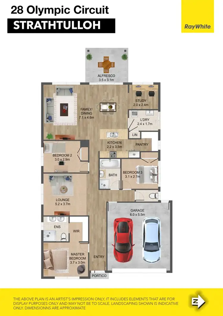 Floorplan of Homely house listing, 28 Olympic Circuit, Strathtulloh VIC 3338