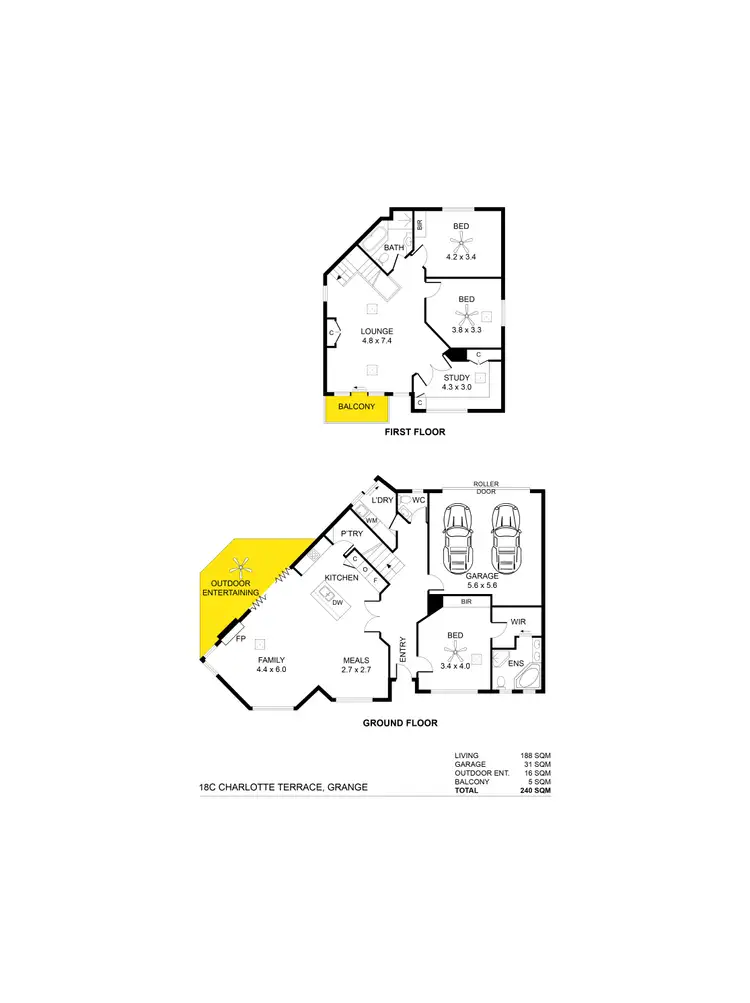 Floorplan of Homely house listing, 18C Charlotte Court, Grange SA 5022