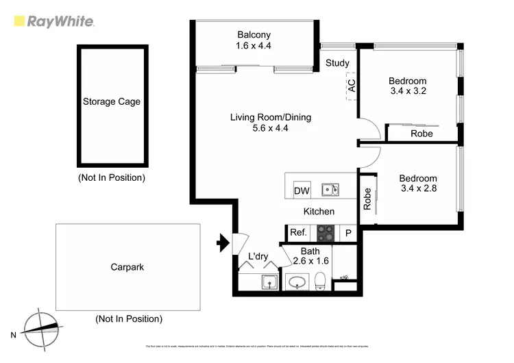 Floorplan of Homely apartment listing, 207/23 Collins Street, Chadstone VIC 3148