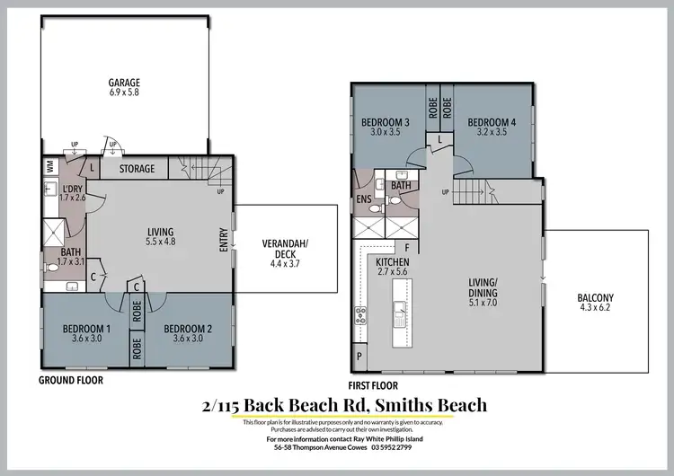 Floorplan of Homely house listing, 2/115 Back Beach Road, Smiths Beach VIC 3922