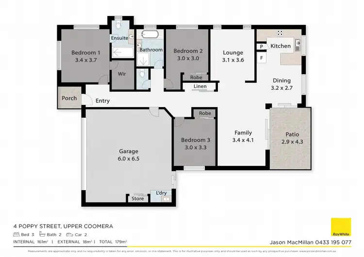 Floorplan of Homely house listing, 4 Poppy Street, Upper Coomera QLD 4209