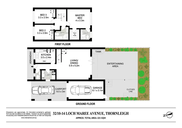 Floorplan of Homely townhouse listing, 32/10-14 Loch Maree Avenue, Thornleigh NSW 2120