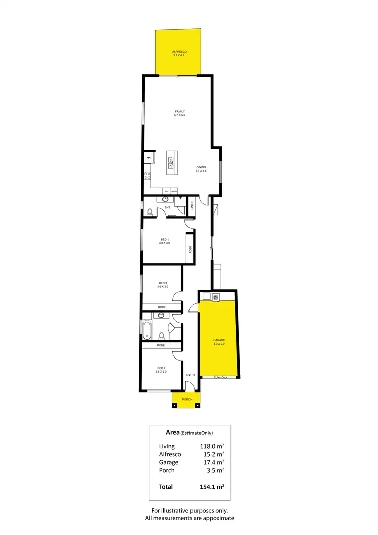 Floorplan of Homely house listing, 12a Ella Street, Dover Gardens SA 5048