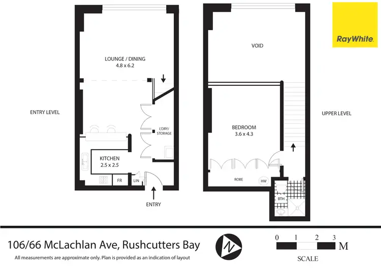 Floorplan of Homely apartment listing, 106/66 McLachlan Avenue, Rushcutters Bay NSW 2011