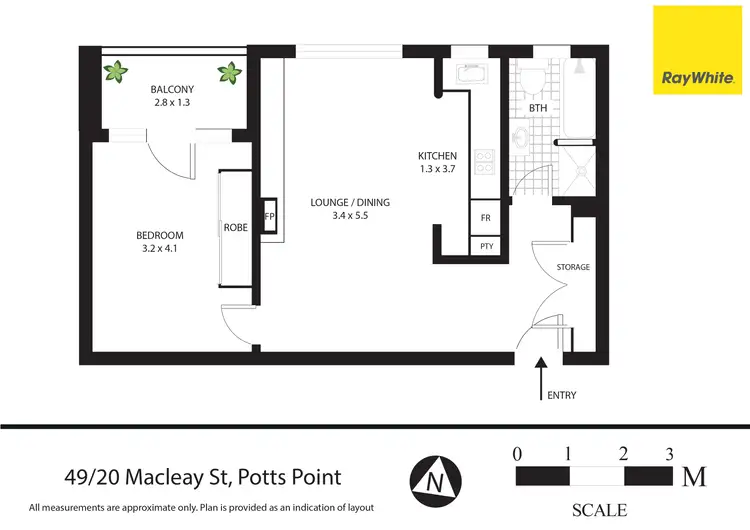 Floorplan of Homely apartment listing, 49/20 Macleay Street, Potts Point NSW 2011
