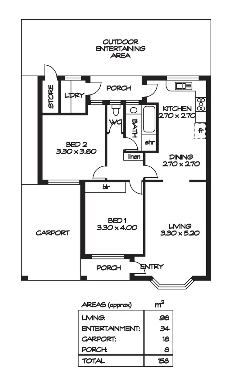 Floorplan of Homely unit listing, 4/405 Glynburn Road, Kensington Park SA 5068