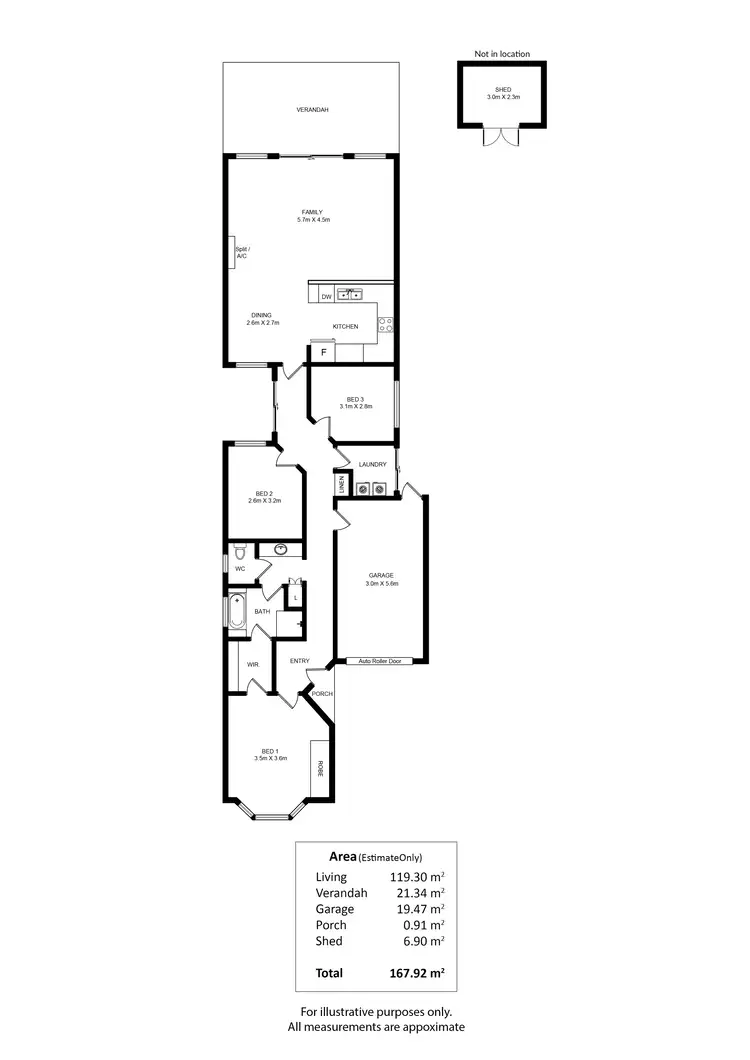 Floorplan of Homely house listing, 35 Durham Terrace, Ferryden Park SA 5010