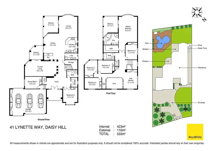 Floorplan of Homely house listing, 41 Lynette Way, Daisy Hill QLD 4127