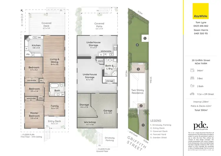 Floorplan of Homely house listing, 20 Griffith Street, New Farm QLD 4005