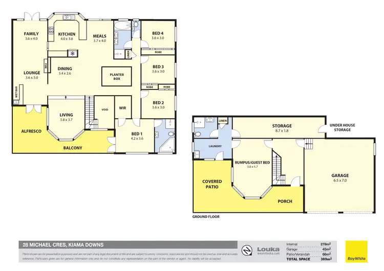 Floorplan of Homely house listing, 28 Michael Crescent, Kiama Downs NSW 2533