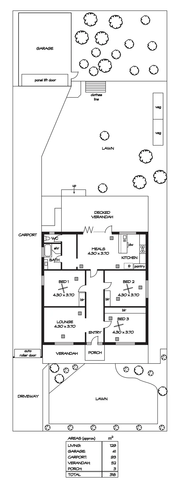 Floorplan of Homely house listing, 26 Justin Avenue, Northfield SA 5085