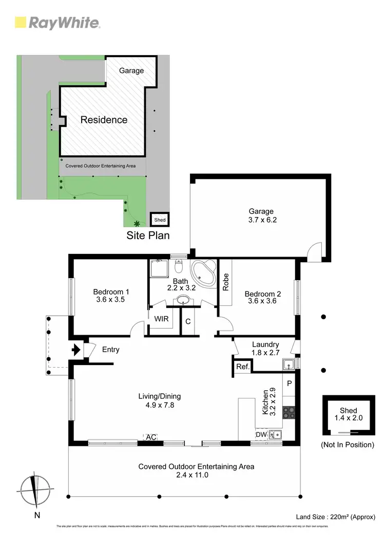 Floorplan of Homely unit listing, 3/63 East Road, Seaford VIC 3198