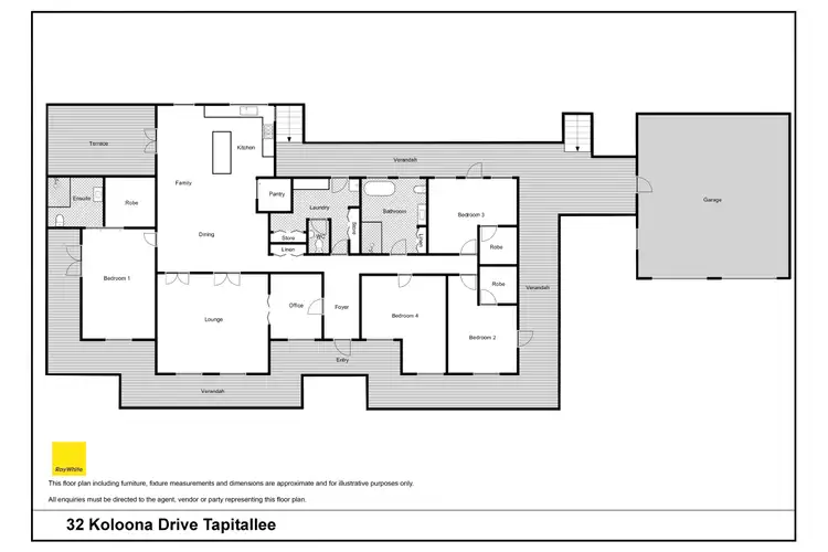Floorplan of Homely house listing, 32 Koloona Drive, Tapitallee NSW 2540