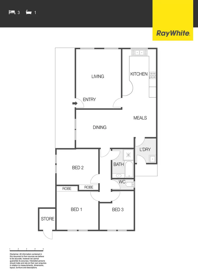 Floorplan of Homely house listing, 3 Macvitie Place, Macquarie ACT 2614
