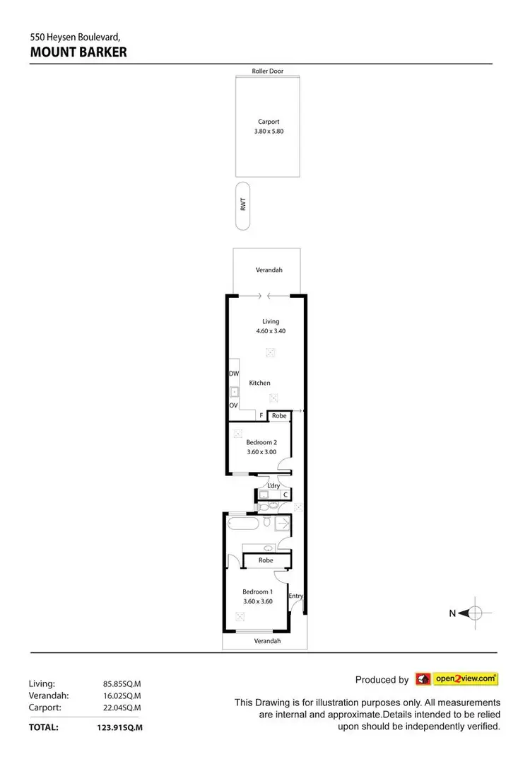 Floorplan of Homely house listing, 550 Heysen Boulevard, Mount Barker SA 5251