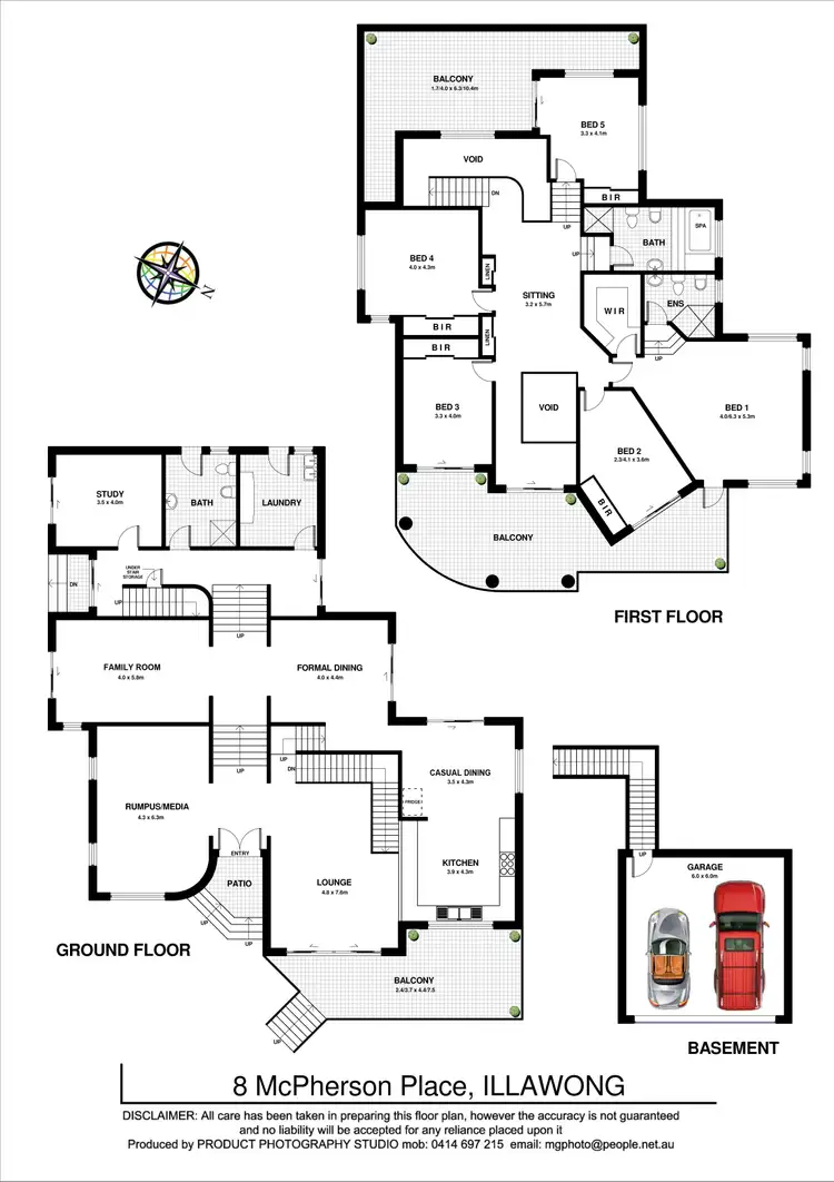 Floorplan of Homely house listing, 8 McPherson Place, Illawong NSW 2234