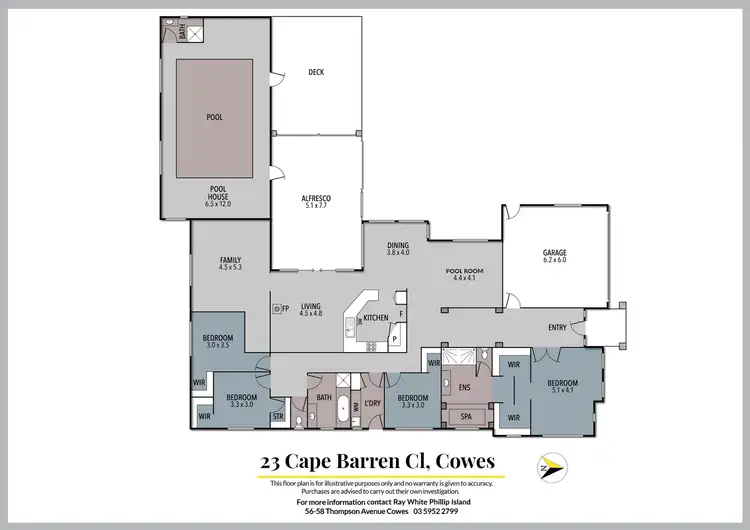 Floorplan of Homely house listing, 23 Cape Barren Close, Cowes VIC 3922