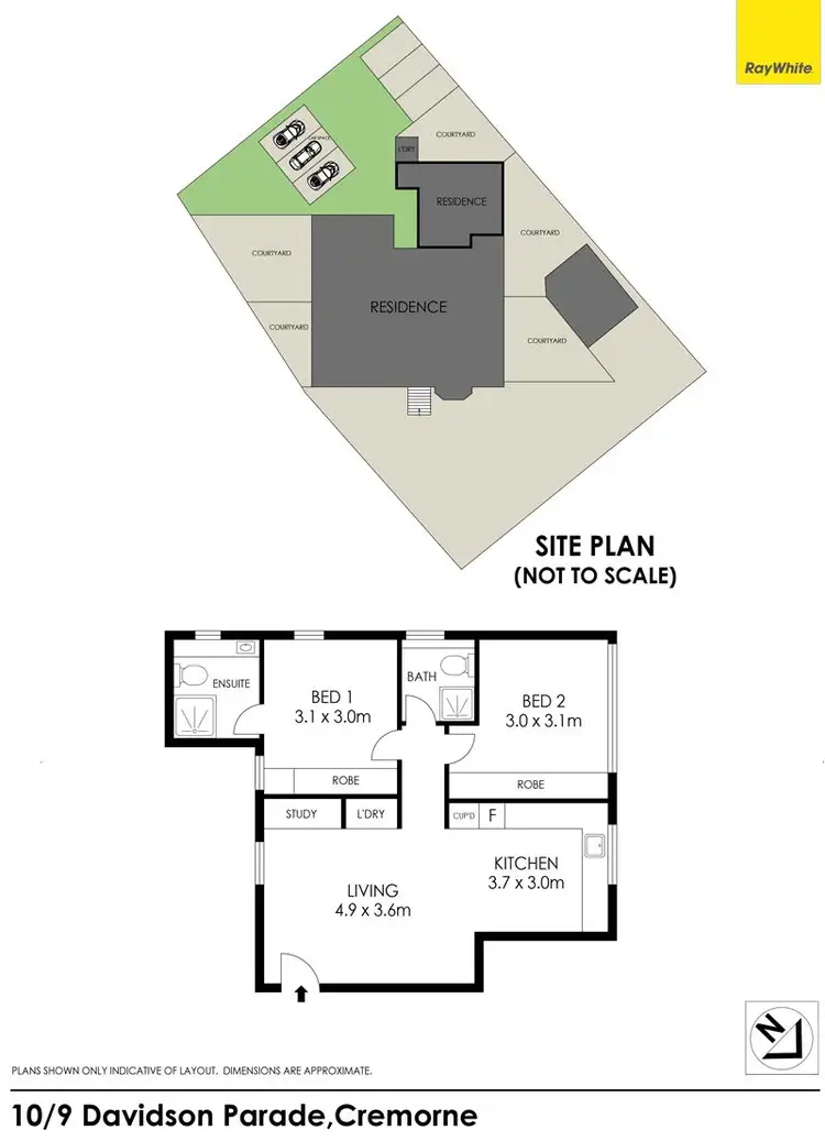 Floorplan of Homely apartment listing, 10/9 Davidson Parade, Cremorne NSW 2090