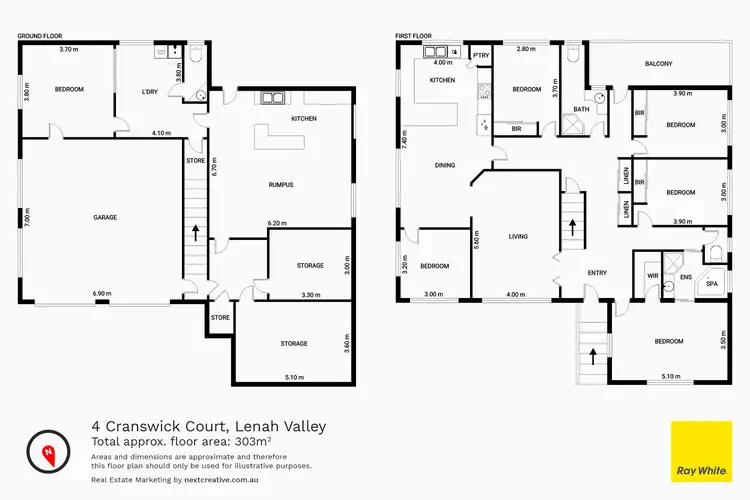Floorplan of Homely house listing, 4 Cranswick Court, Lenah Valley TAS 7008