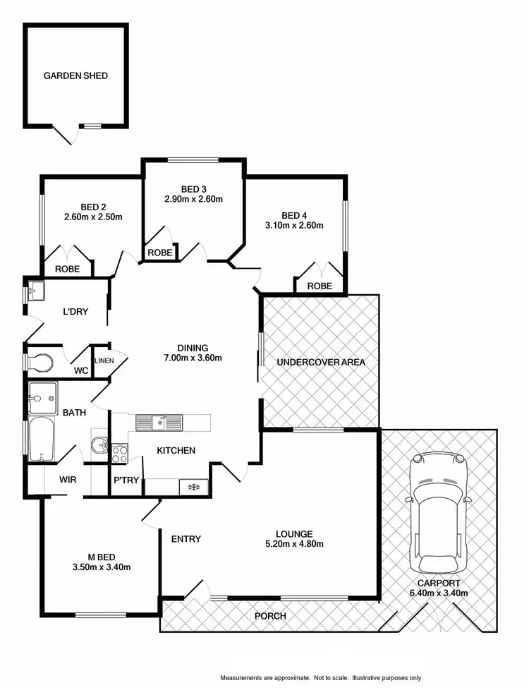 Floorplan of Homely house listing, 535 Daly Street, Lavington NSW 2641