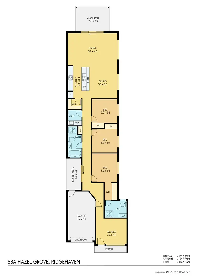Floorplan of Homely house listing, 58A Hazel Grove, Ridgehaven SA 5097