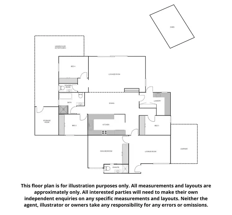 Floorplan of Homely house listing, 36 Kay Crescent, Port Augusta West SA 5700