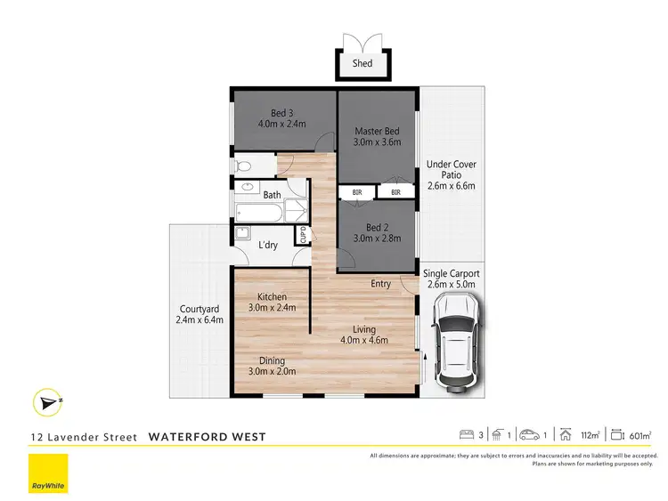 Floorplan of Homely house listing, 12 Lavender Street, Waterford West QLD 4133