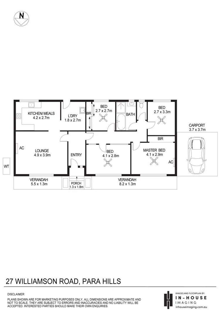 Floorplan of Homely house listing, 27 Williamson Road, Para Hills SA 5096