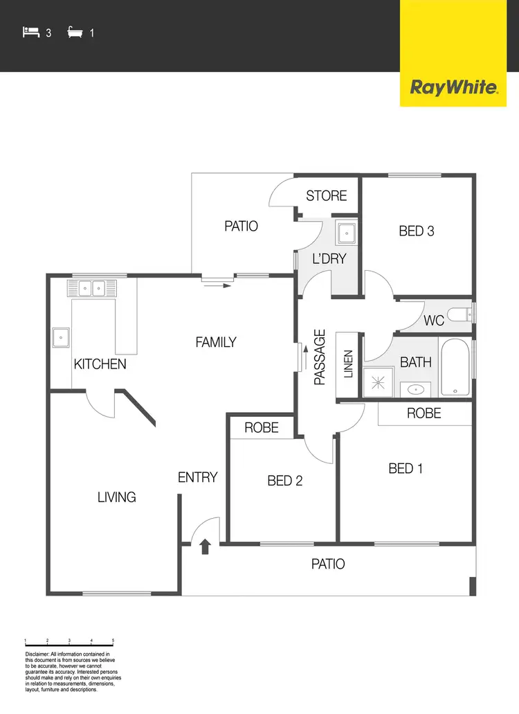 Floorplan of Homely townhouse listing, 2 Wardill Close, Holt ACT 2615