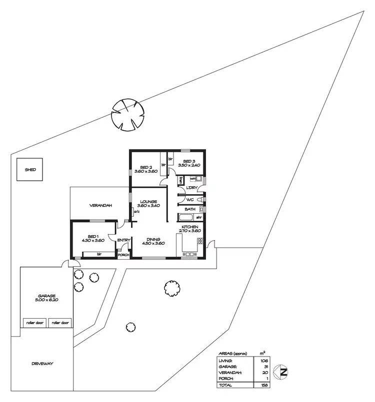 Floorplan of Homely house listing, 57 Verbena Drive, Parafield Gardens SA 5107
