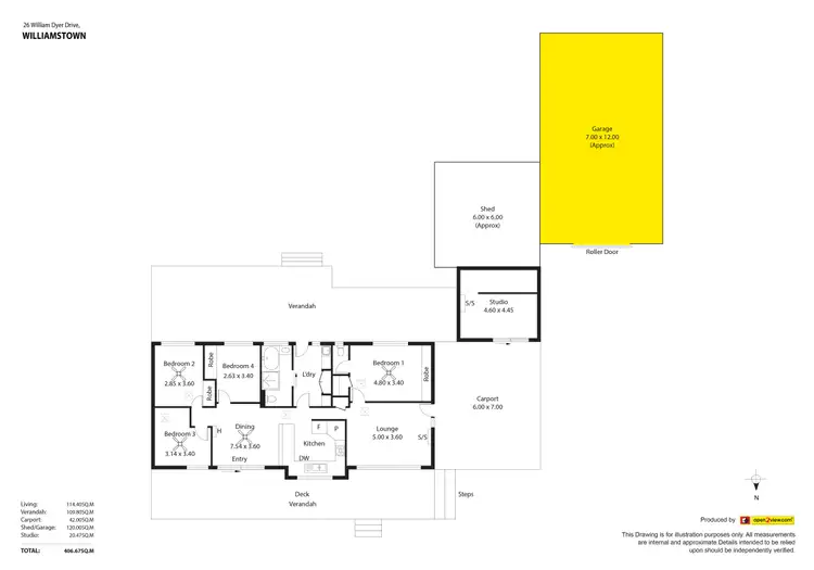 Floorplan of Homely house listing, 26 William Dyer Drive, Williamstown SA 5351