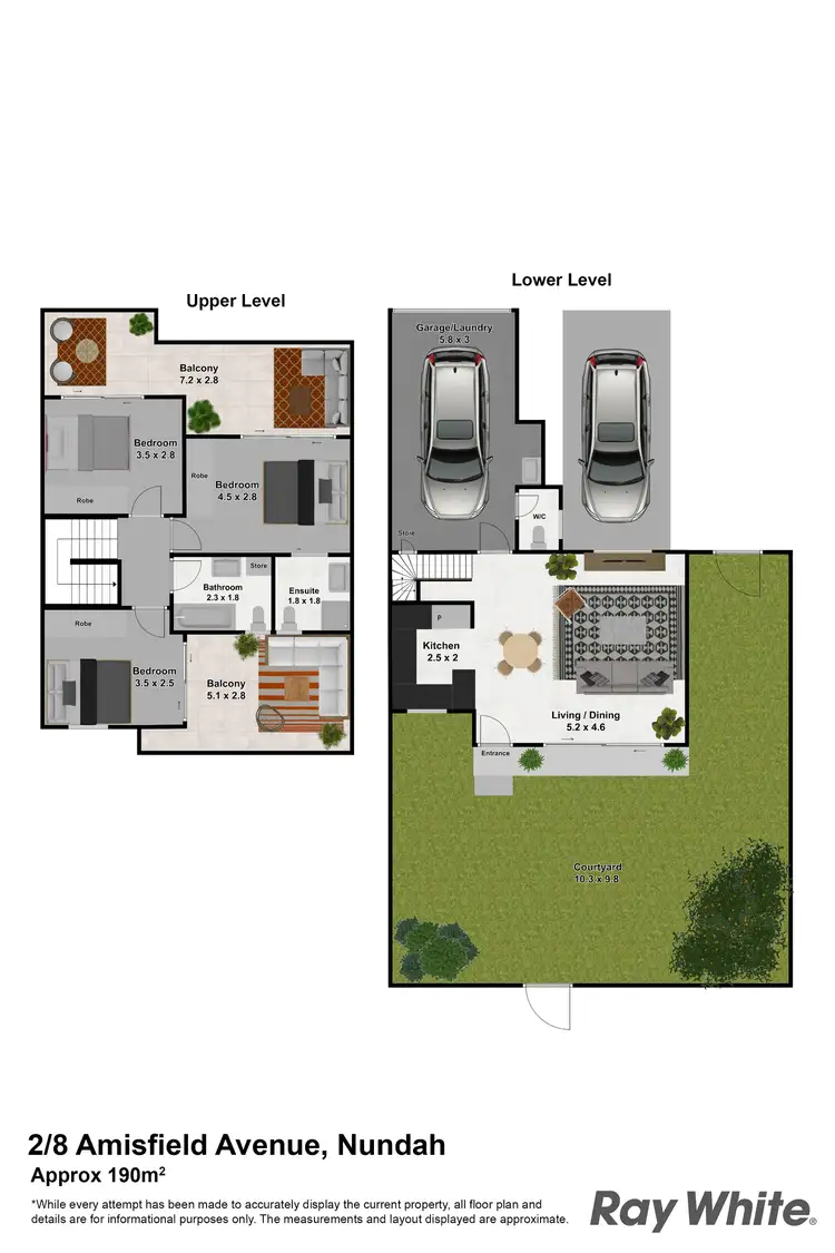 Floorplan of Homely townhouse listing, 2/8 Amisfield Avenue, Nundah QLD 4012