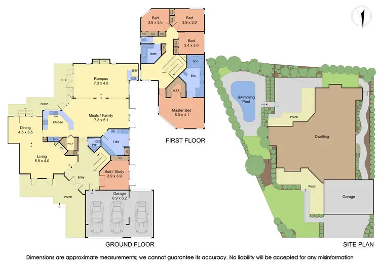 Floorplan of Homely house listing, 6 Mourik Court, Wantirna VIC 3152