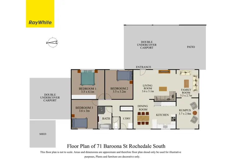 Floorplan of Homely house listing, 71 Baroona Street, Rochedale South QLD 4123