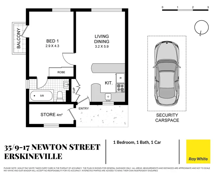 Floorplan of Homely apartment listing, 35/9-17 Newton Street, Alexandria NSW 2015
