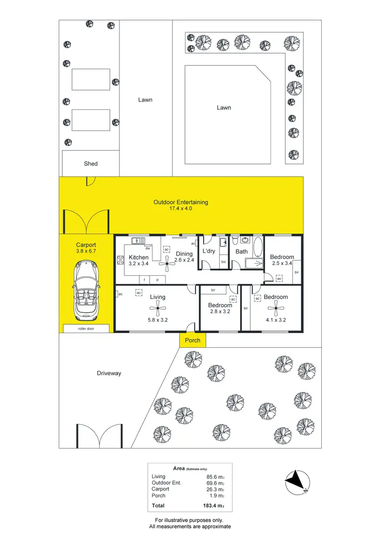 Floorplan of Homely house listing, 7 Mcinnis Avenue, Burton SA 5110