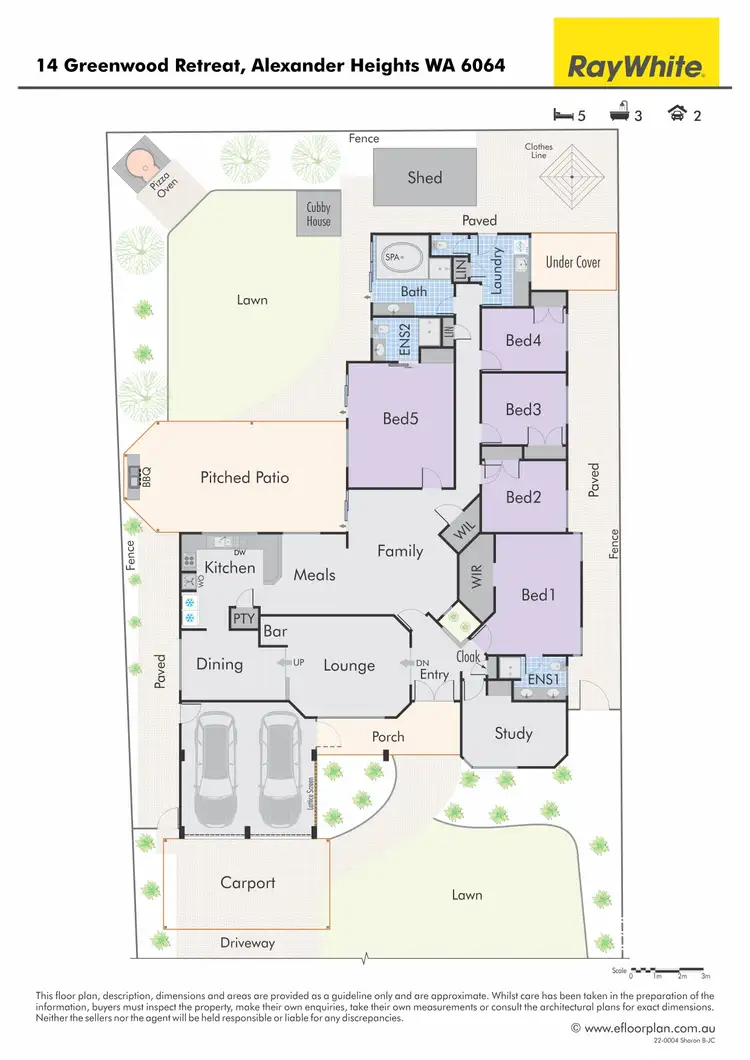 Floorplan of Homely house listing, 14 Greenwood Retreat, Alexander Heights WA 6064