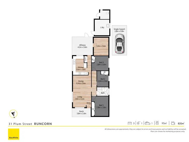 Floorplan of Homely house listing, 31 Plum Street, Runcorn QLD 4113