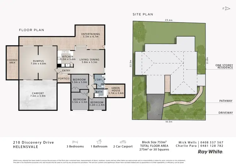 Floorplan of Homely house listing, 210 Discovery Drive, Helensvale QLD 4212