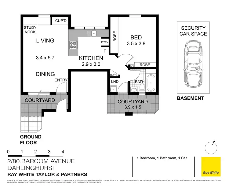 Floorplan of Homely apartment listing, 2/80 Barcom Avenue, Darlinghurst NSW 2010